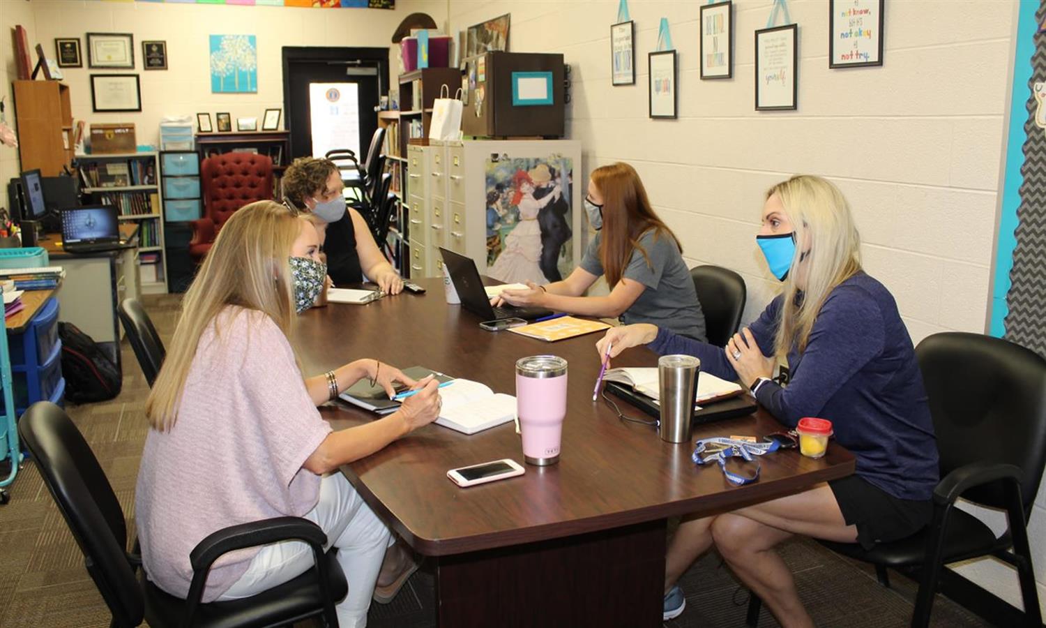 teachers prep for school year